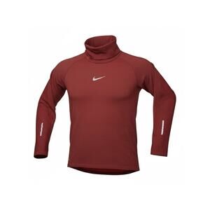 Nike AeroReact Mens Size L Shirt Running Cowl Long Sleeve Reflective Activewear